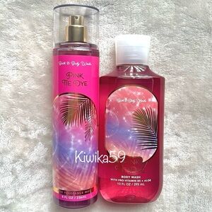 Bath & Body Works Pink Tie Dye